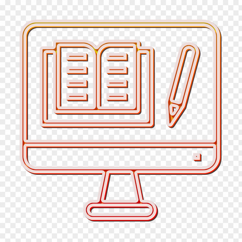 Computer Icon Book And Learning PNG