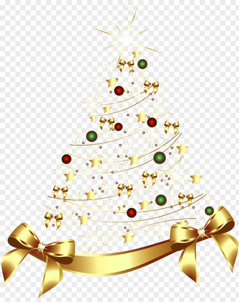 Large Transparent Gold Christmas Tree With Bow Clipart As An Investment Kenny Wells Chart Genomes OnLine Database PNG