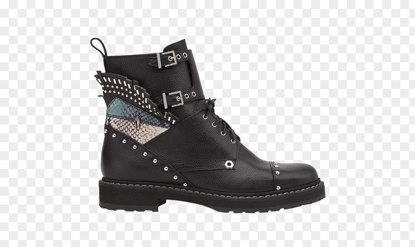 Priyanka Boot Court Shoe Zipper Black PNG