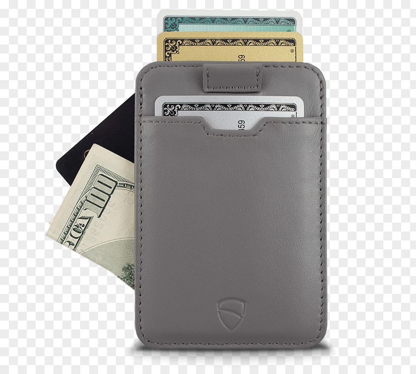 Wallet Leather Radio-frequency Identification RFID Skimming Pocket PNG