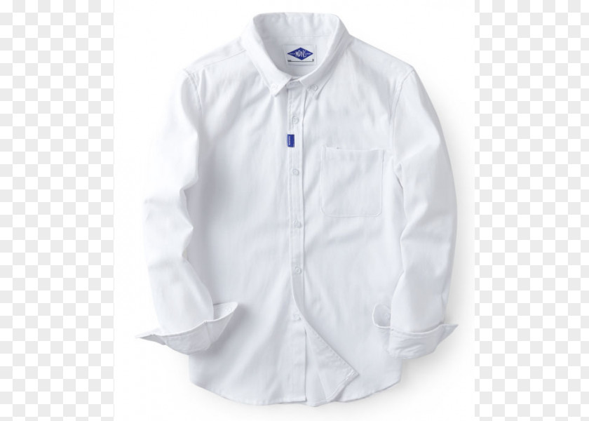 White Button Down Shirt Dress Blouse Collar Sleeve PNG