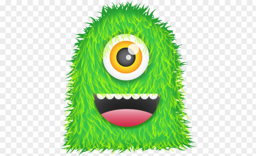 Green Monster Icon Clip Art PNG
