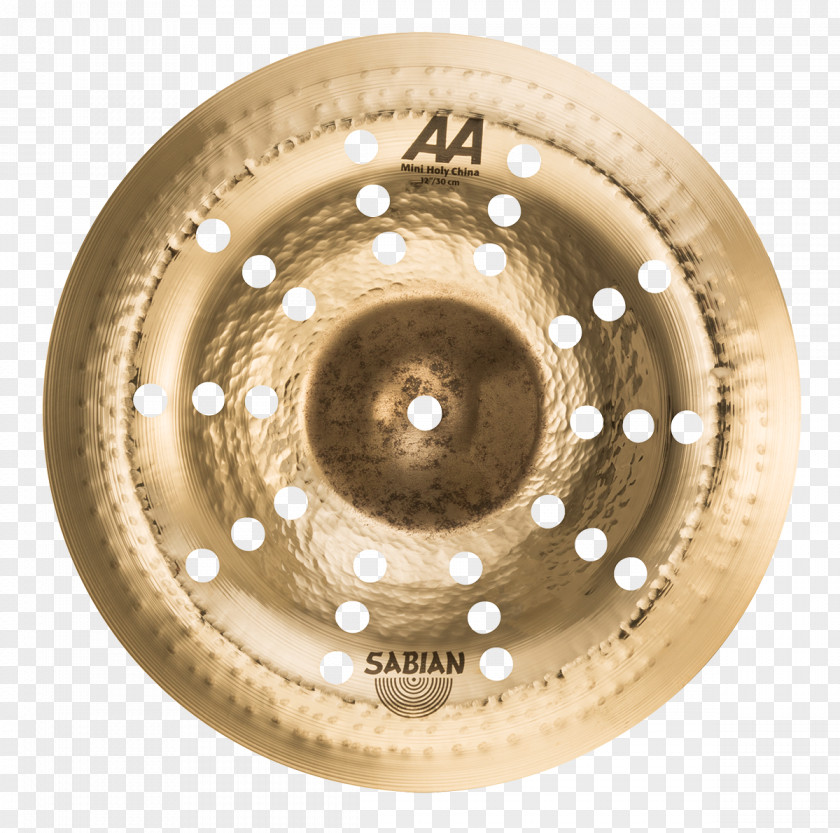 Sabian AA French Cymbals Mini Holy China Splash Cymbal PNG