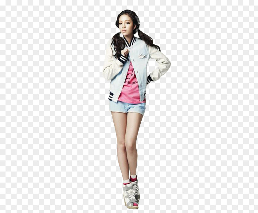 พื้นหลัง South Korea KARA Jacket Fashion Model PNG