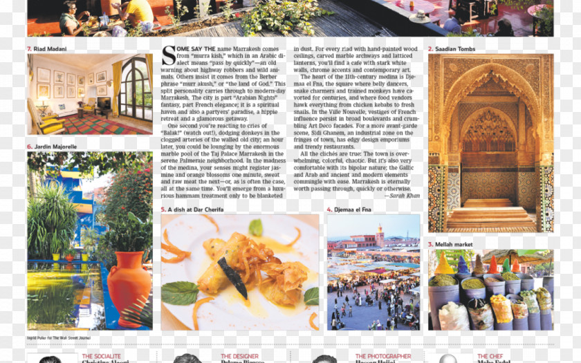 Wall Street Journal Marrakesh The Advertising Designer Brochure PNG