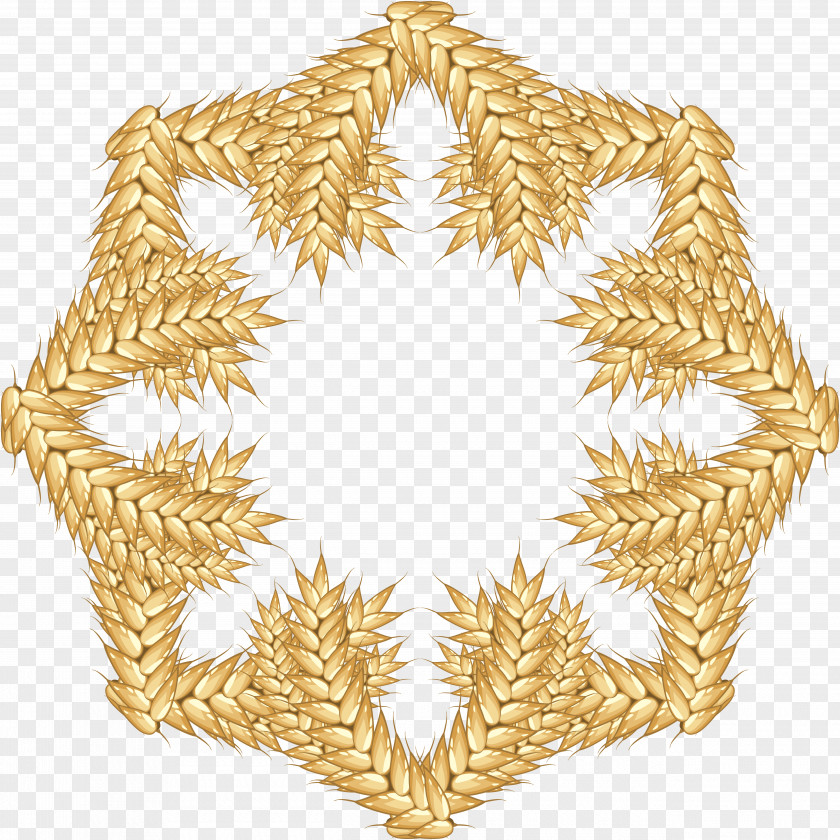 Wheat Picture Frame Clip Art PNG