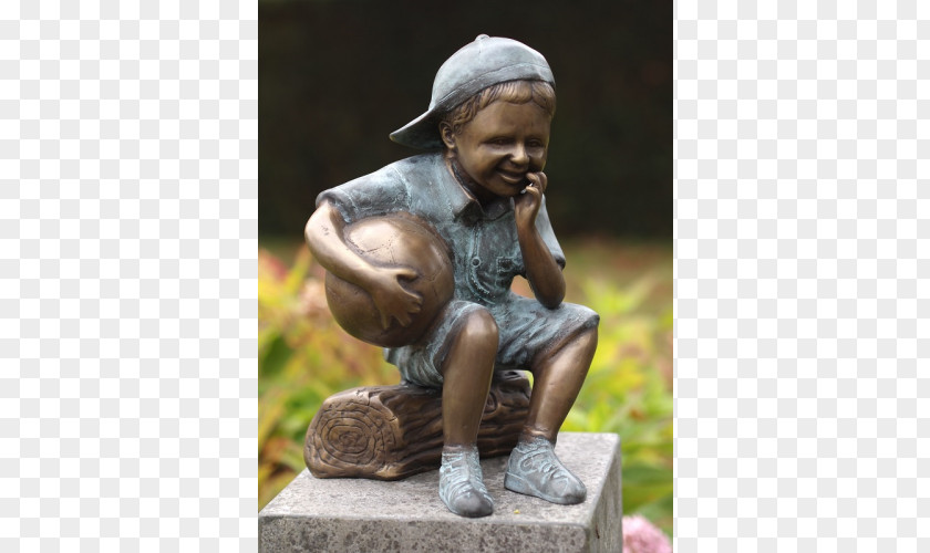 Boy Bronze Sculpture Statue PNG