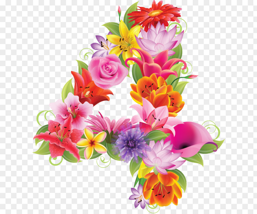 Flower Number Stock Photography Image PNG