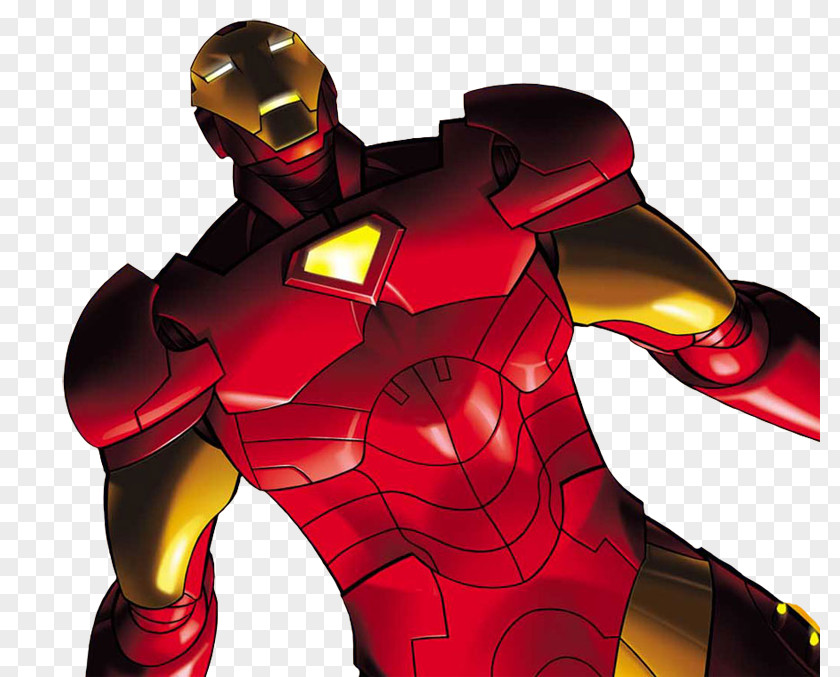 Kepala Iron Man Superhero Paperback PNG