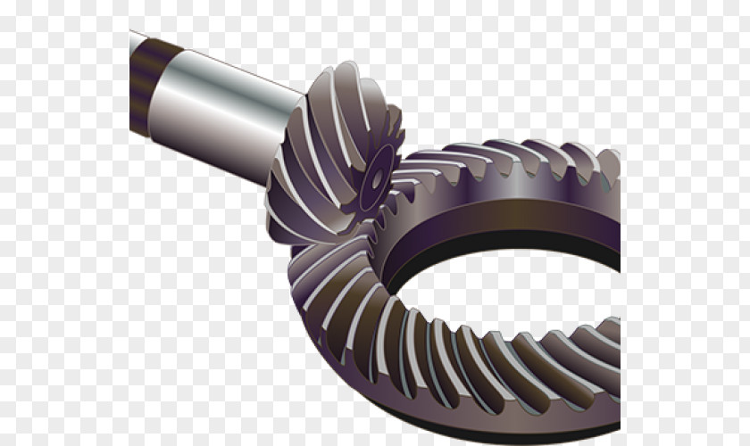 Pinion Spiral Bevel Gear Train Differential PNG
