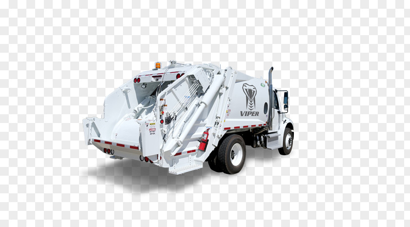 Rear Loader Garbage Truck Car Commercial Vehicle PNG