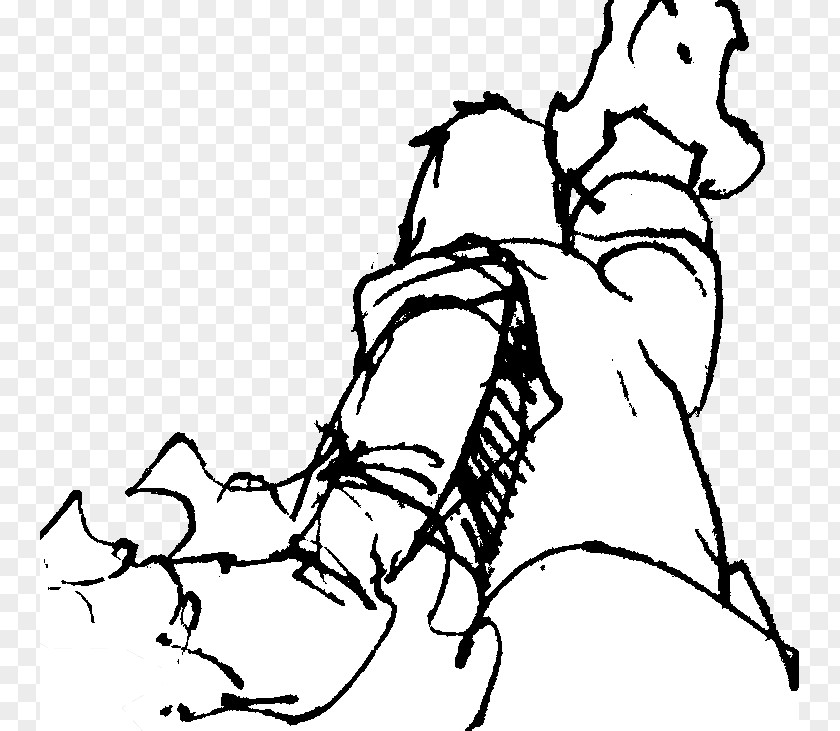 Torch Man Drawing Line Art Clip PNG