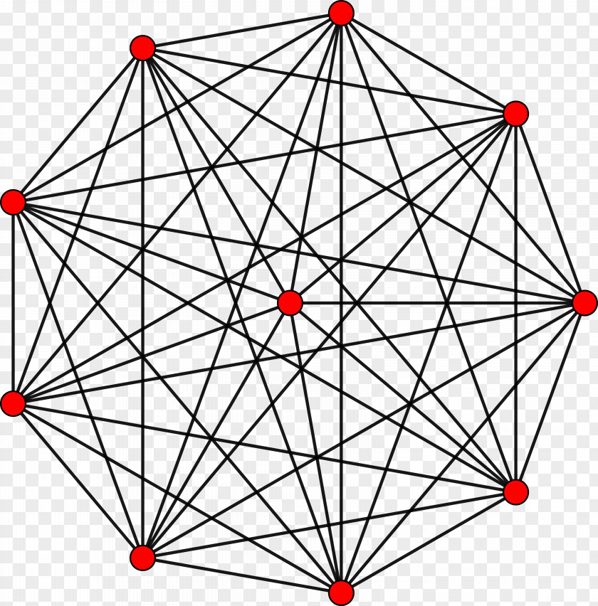 Angle Triangle Nonagon Mathematics Complete Graph PNG