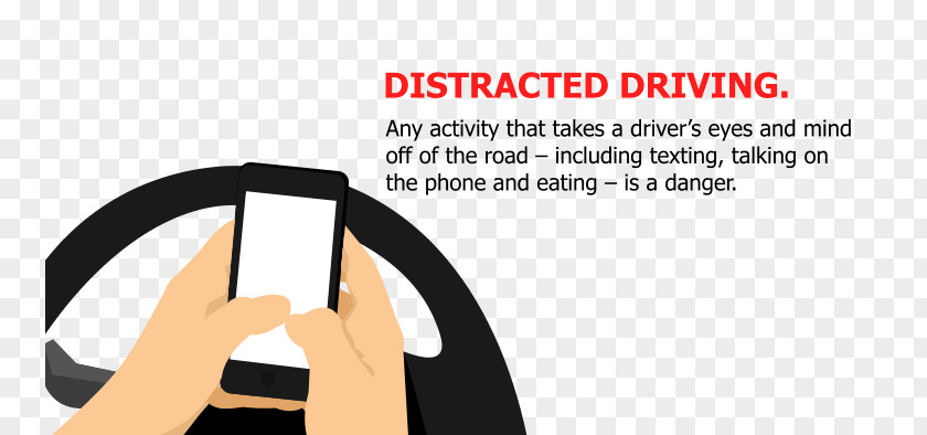 Distracted Driving Logo Public Relations Brand Human Behavior PNG