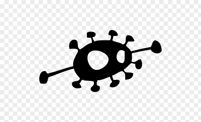 Lovely Flat Virus Cell Download Bookmark PNG