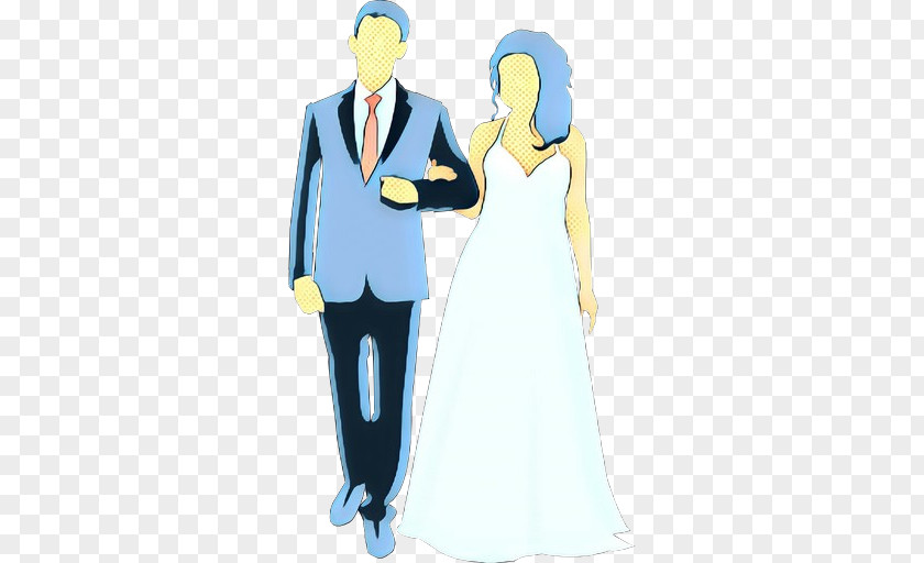 Style Bride And Groom Cartoon PNG