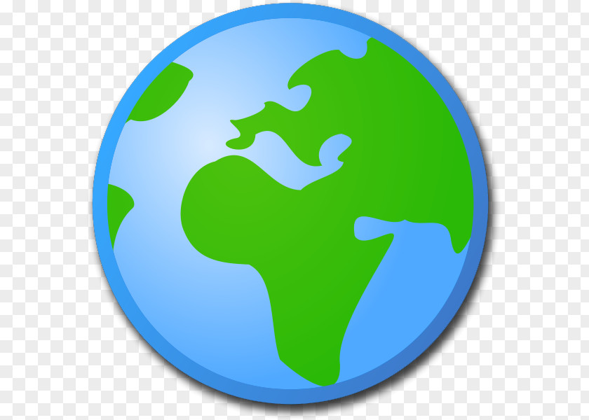 Cartoon Planet World Globe Clip Art PNG