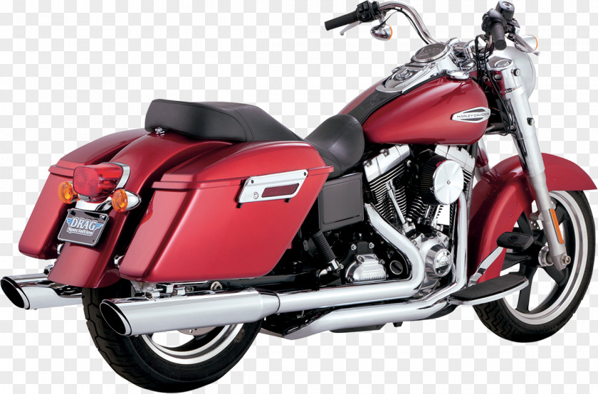 Motorcycle Exhaust System Harley-Davidson Super Glide FLD Dyna Switchback PNG