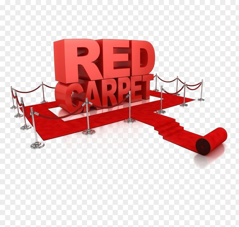 3D Texture Red Carpet Stock Photography PNG