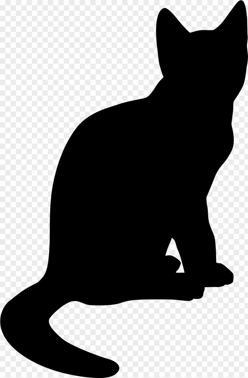 Asian American Bobtail Cat Silhouette PNG
