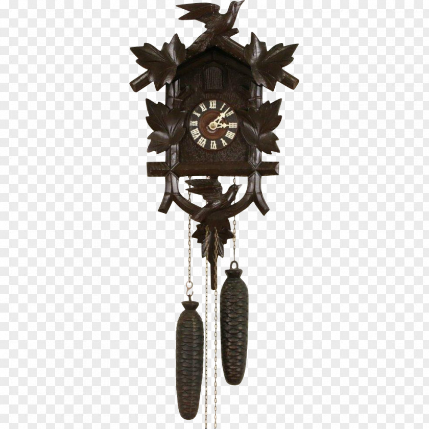 Clock Cuckoo Black Forest Floor & Grandfather Clocks Antique PNG