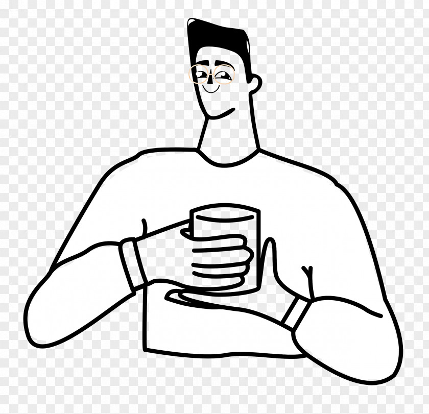 Drinking Tea PNG