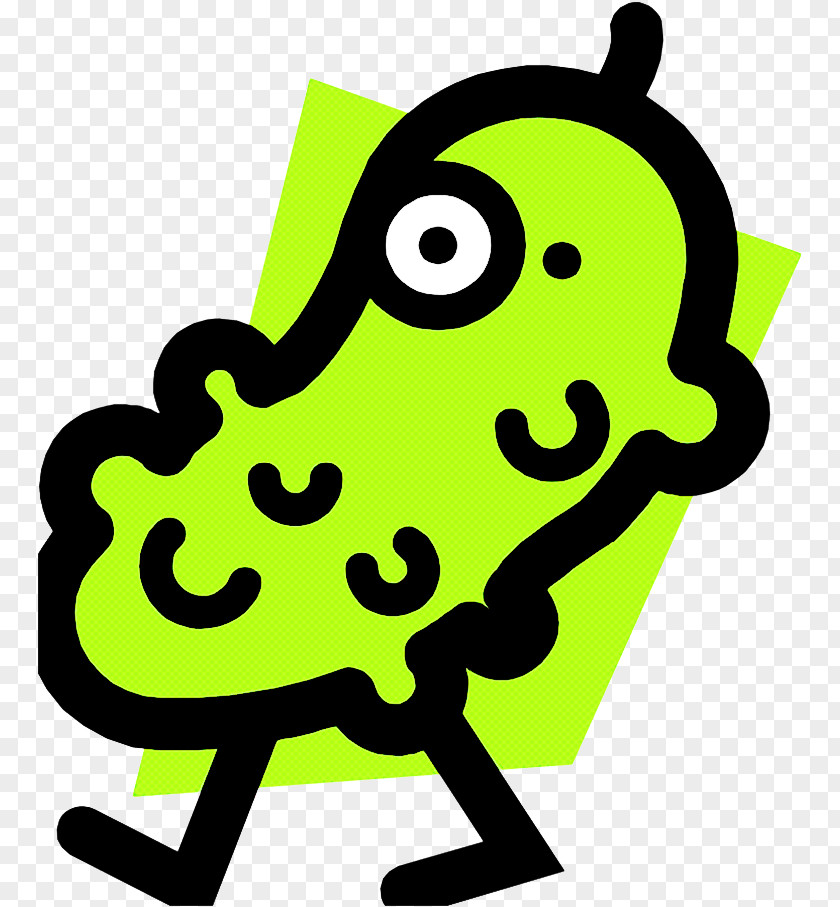 Line Art Cartoon Green PNG