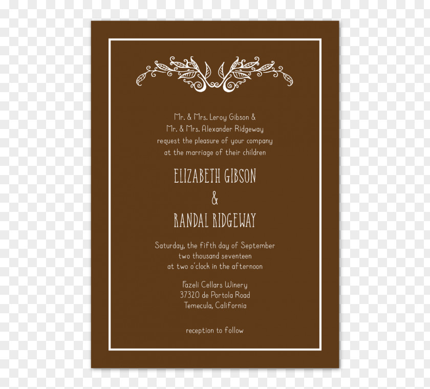 Wedding Invitation Convite Font PNG