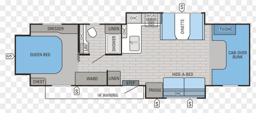 Car Floor Plan MINI Campervans PNG