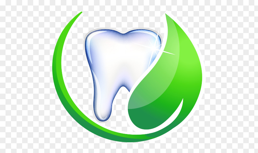 Cartoon Teeth And Leaves Tooth Decay Dentistry Mouth Toothache PNG