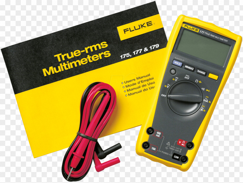 Fluke Corporation Fluke-177 ESFP Digital Multimeter True RMS Converter PNG