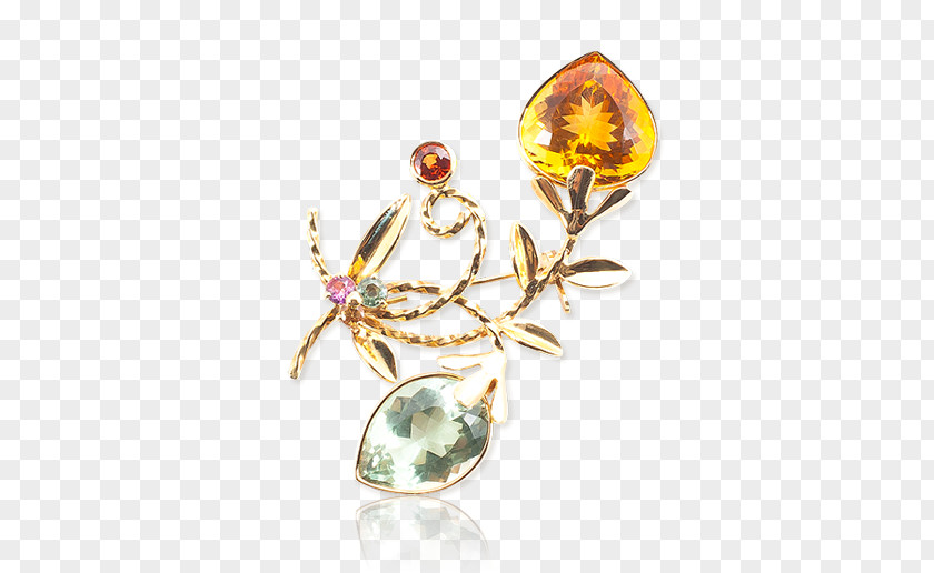 Jewellery Earring Body Brooch Amber PNG