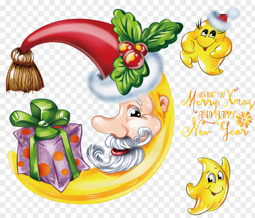 Merry Christmas Happy New Year PNG