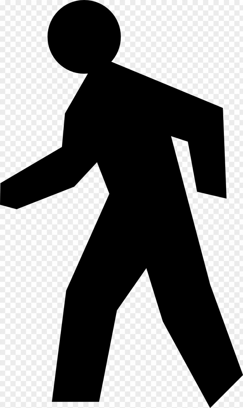 Running Man Walking Stick Figure PNG