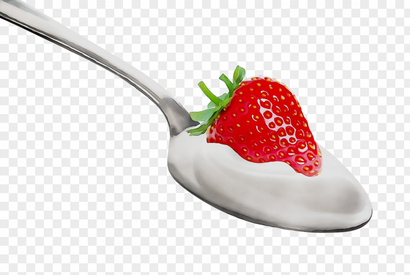 Strawberry Spoon Fork Superfood PNG
