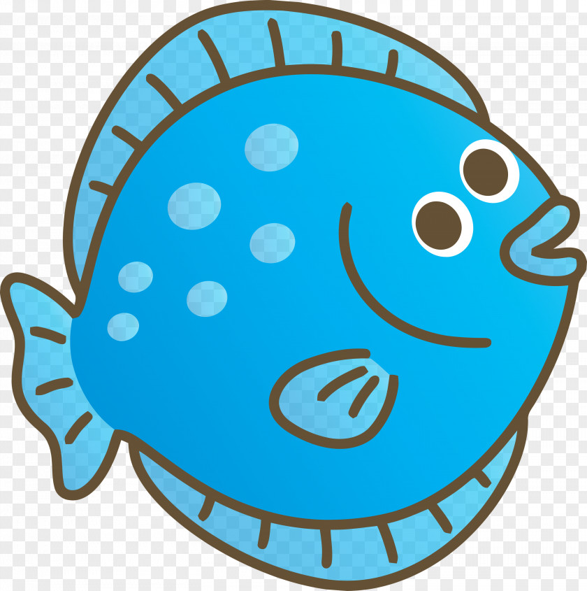 Turquoise Fish PNG