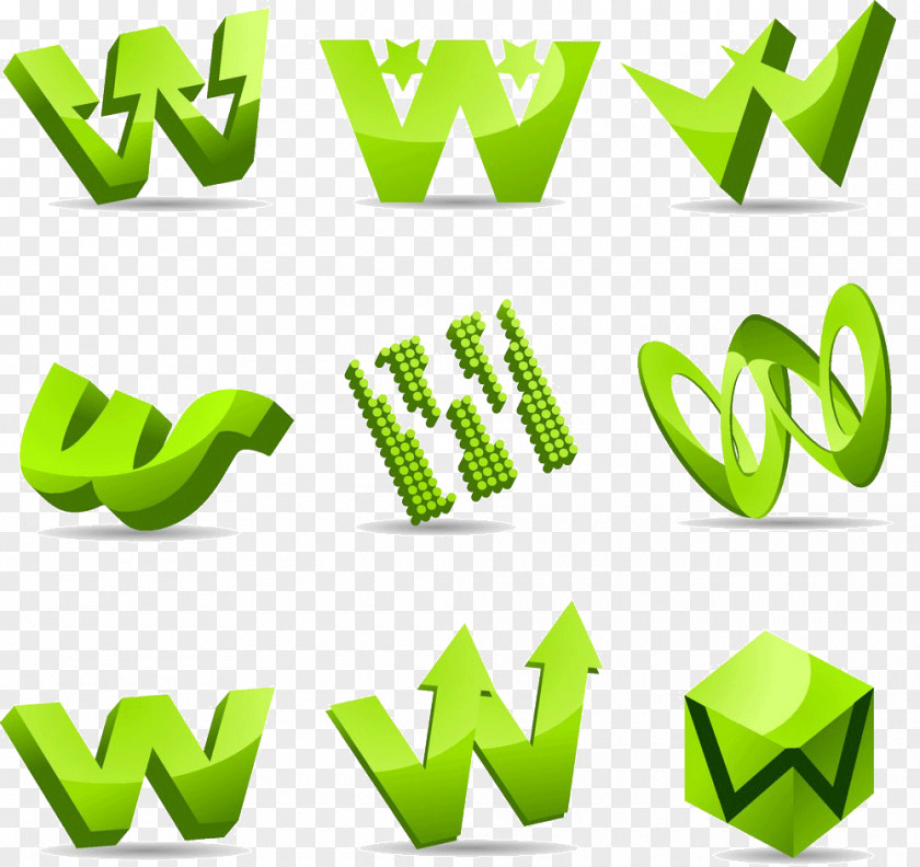 W Font Design Logo Letter PNG
