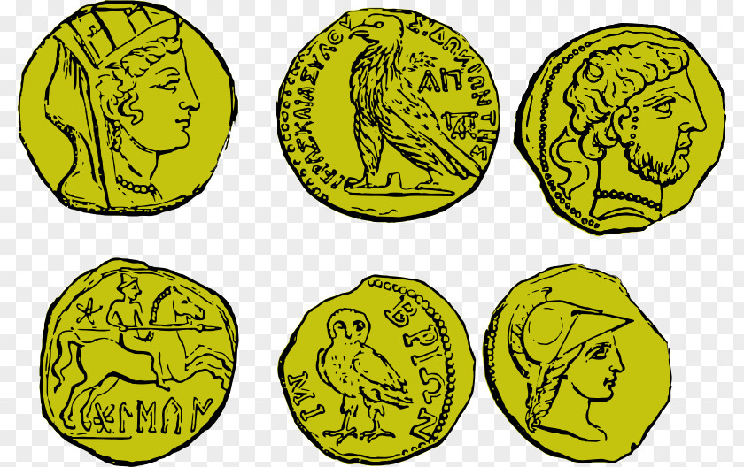 Ancient Clipart Gold Coin Money Currency PNG