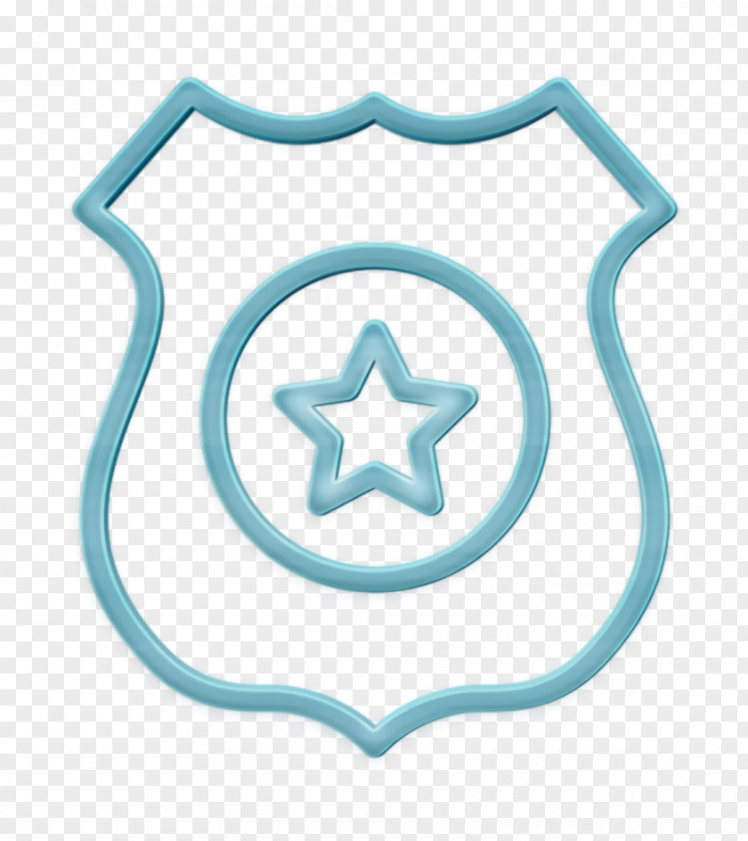 Badge Icon Shield Police PNG