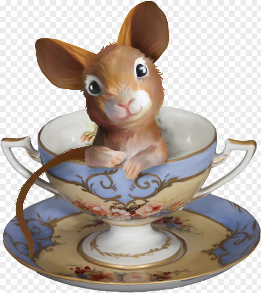 Cartoon Cute Mouse Computer PNG