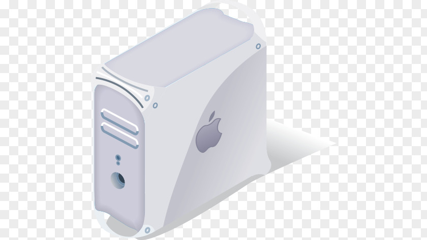 Vector Single White Apple Chassis IPad Macintosh Computer Case PNG