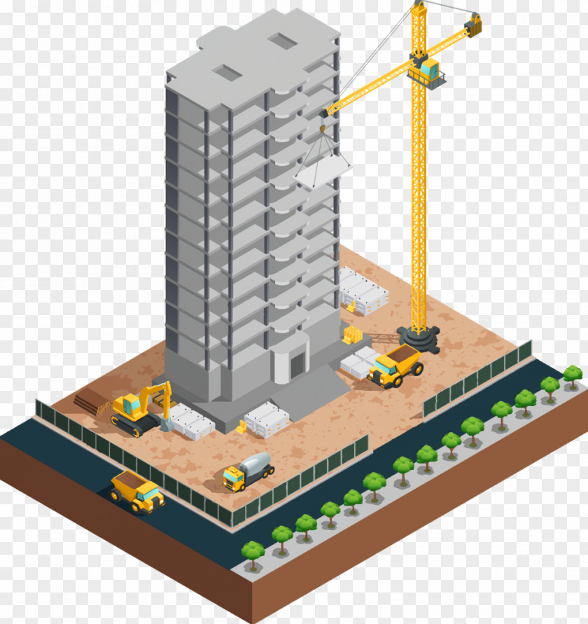 Apartment City Building Background PNG