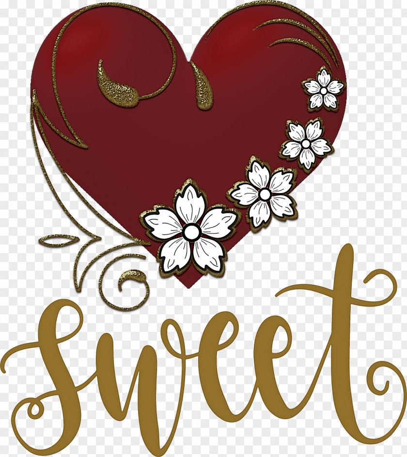 Be Sweet Valentines Day Heart PNG