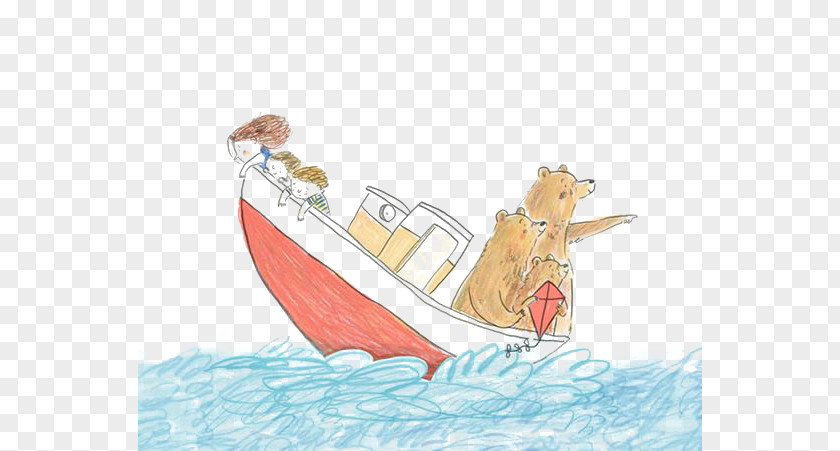 Boat Bear Pirate Shipwreck Watercraft PNG