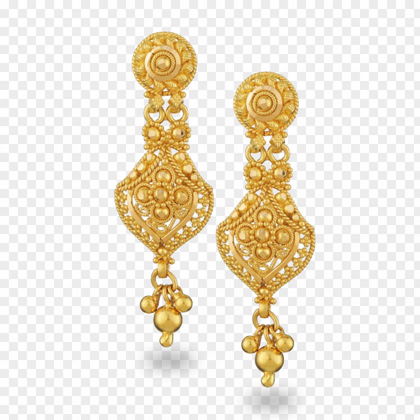 Gold Filigree Earring Pearl Jewellery Kundan PNG