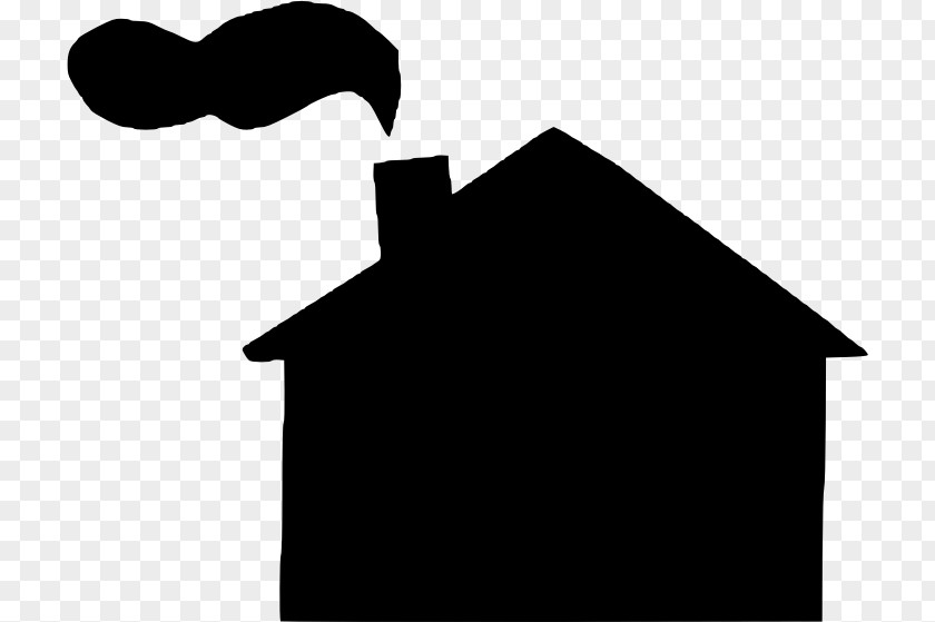 House Black And White Clip Art PNG