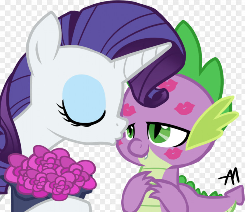 Kiss Spike Rarity Twilight Sparkle Fluttershy PNG