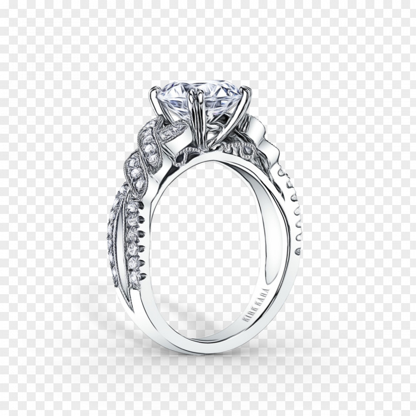 Oval Mineral Wedding Ring Silver PNG