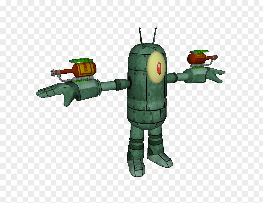 Robot Plankton And Karen SpongeBob HeroPants Xbox 360 PNG