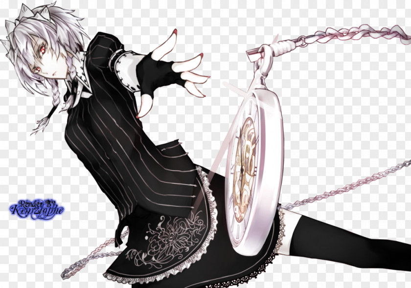 Sakuya Izayoi Fan Art The Embodiment Of Scarlet Devil Rendering Character PNG